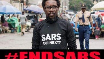 Mr Segun Awosanya is the convener of the EndSARS campaign / Photo credit: Segalink