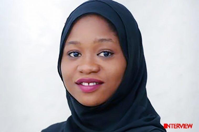 Zainab Sulaiman Umar is the first female to contest for a seat in the Kano State House of Assembly from her local government / Photo credit: @zeechampion2019 Twitter