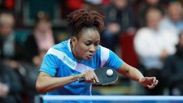 Oshonaike started her playing career on a street in Shomolu, Lagos State, in the early 1980s at a very young age / Photo credit: ITTF World tour event.