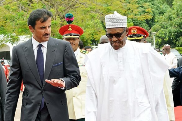 Bin Salman And The Royal Guest In Aso Rock