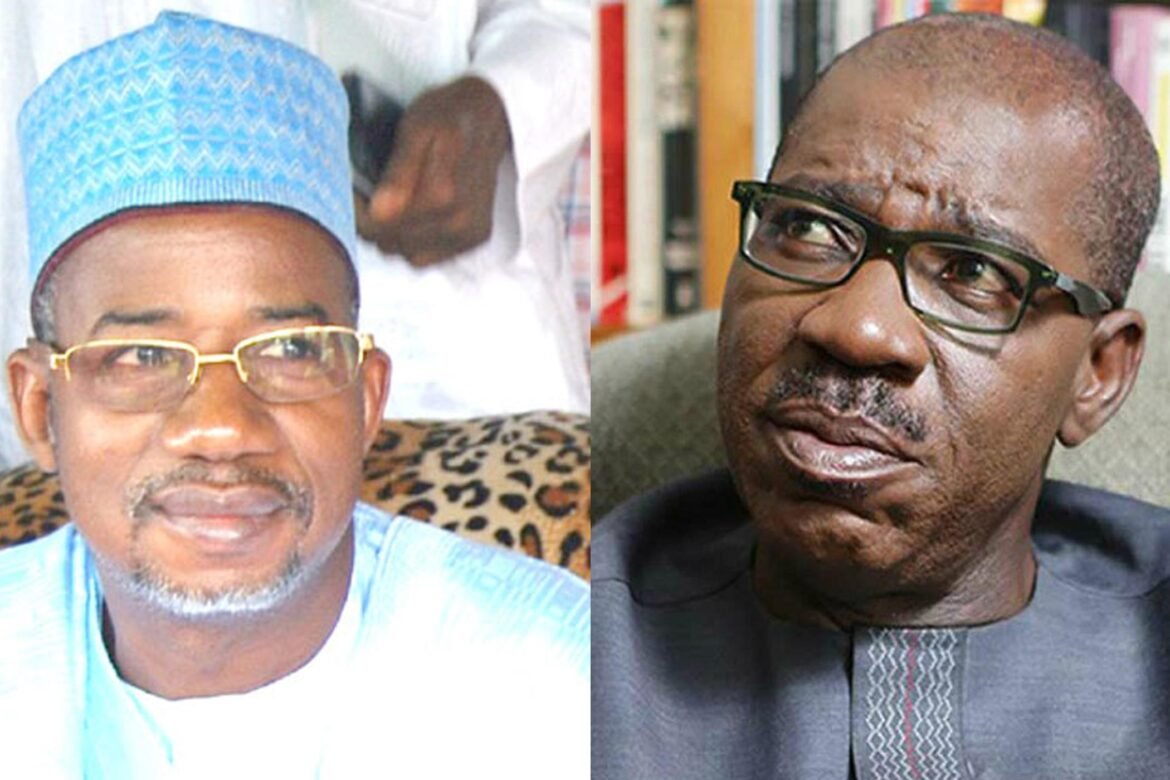 Governors Bala Mohammed and Godwin Obaseki