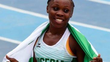 Nigerian triple jumper, Grace Anigbata / Photo credit: AFP