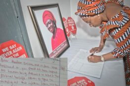Fayemi’s wife promises justice to family of slain Kogi PDP woman leader