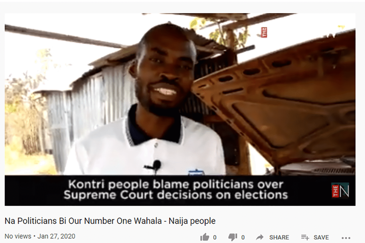 Na Politicians Bi Our Number One Wahala – Naija people