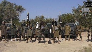 A file image from a video of the Islamists extremists known as Boko haram.