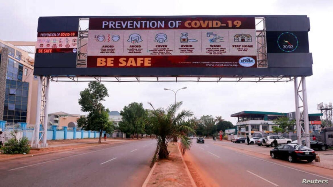 An Abuja road deserted during COVID-19 lockdown / Photo credit: voanews.com