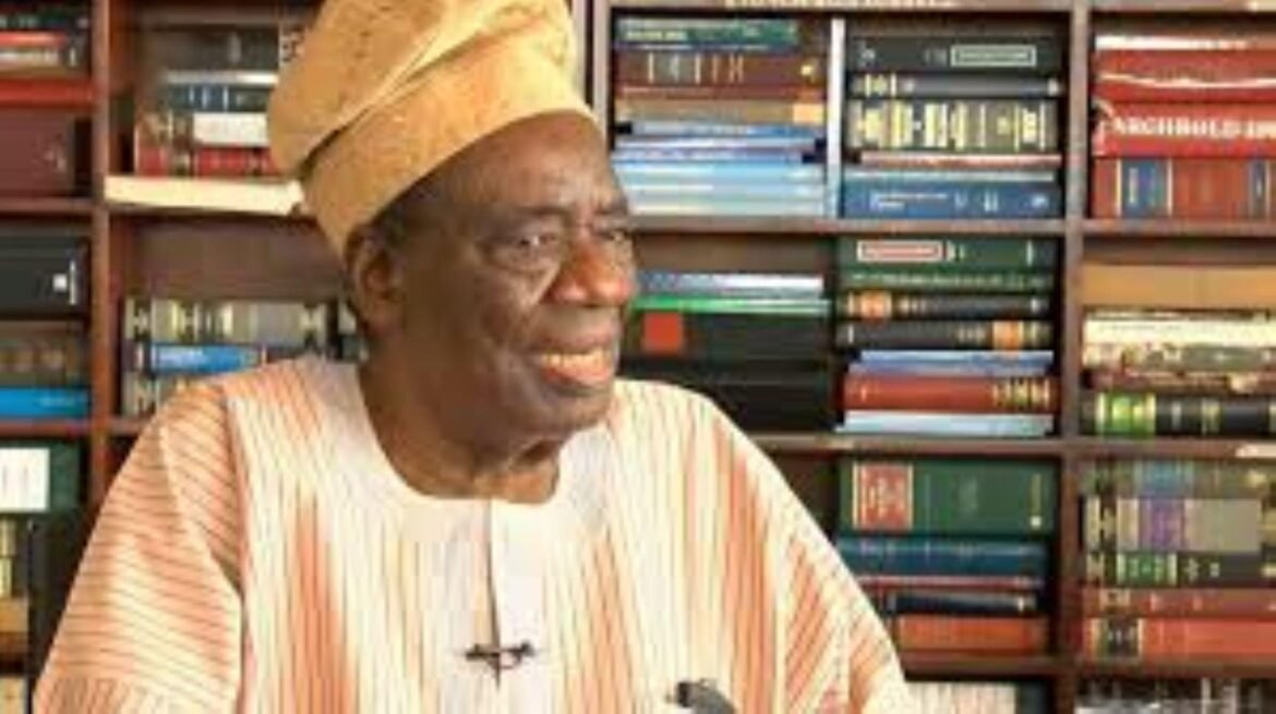 The late Chief Richard Akinjide / Photo credit: guardian.ng