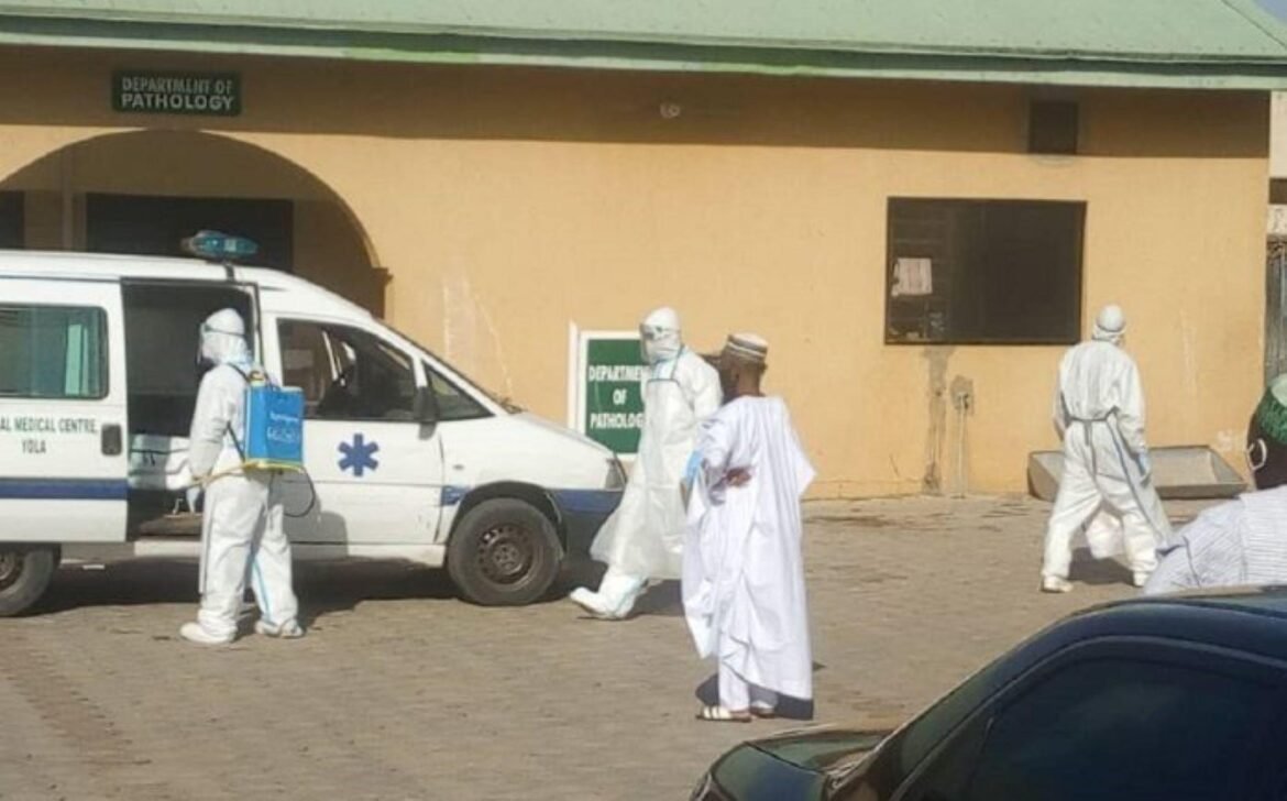 The remains of Ma’ajin Adamawa, Rufai Ahmad Duwa, at the FMC Yola on Friday / Photo credit: Family