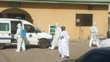 The remains of Ma’ajin Adamawa, Rufai Ahmad Duwa, at the FMC Yola on Friday / Photo credit: Family