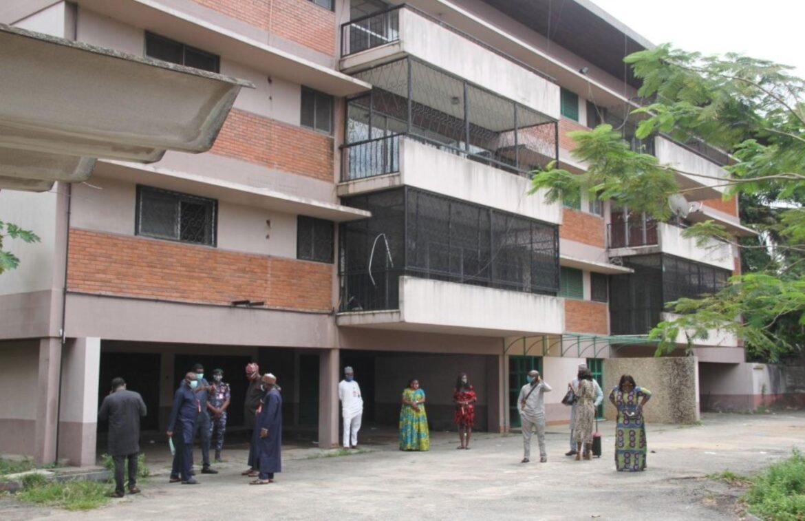 The property containing six units of three-bedroom apartment and service quarters, was forfeited by Mrs. Allison-Madueke following an order of Lagos State Federal High Court in 2017 / Photo credit: EFCC
