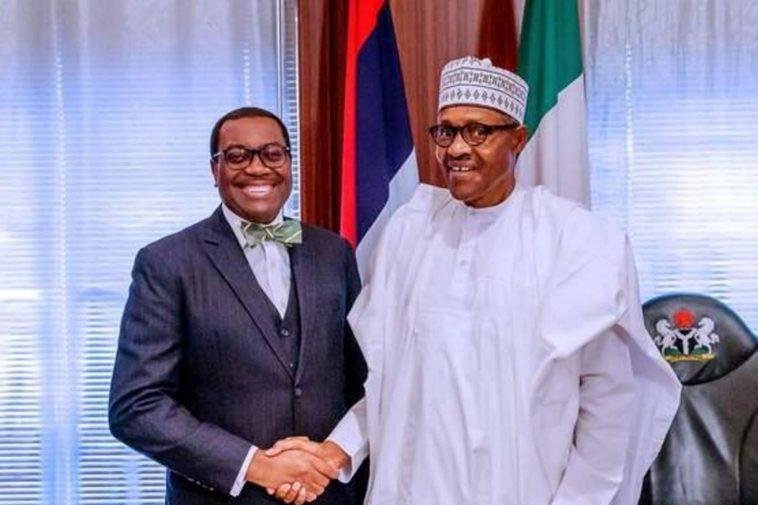 President Muhammadu Buhari and the African Development Bank president, Akinwunmi Adesina / Photo credit: afdb.org