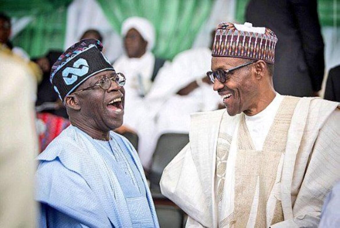 President Bola Tinubu and former President Muhammadu Buhari / Credit: naijanews.com