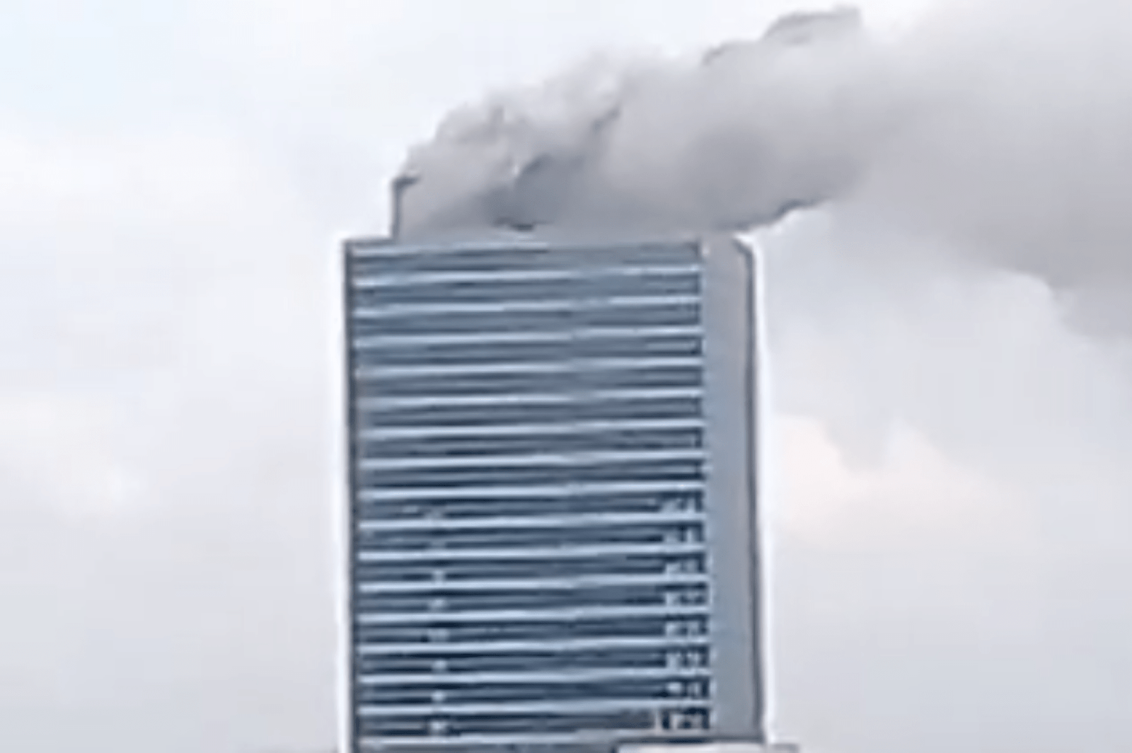 Abuja World Trade Centre on Fire