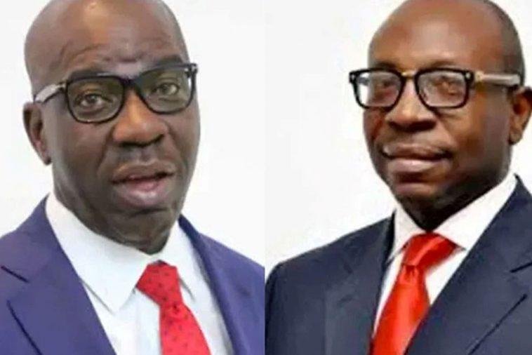 Godwin Obaseki and Osagie Ize-Iyamu / Photo credit: ThisDay