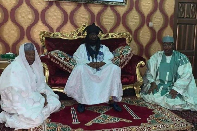 L-R: Alhaji Aminu Babba Dan'Adundi; Emir of Kano, Alhaji Aminu Ado Bayero and Executive Vice Chairman of the Nigerian Communications Commission (NCC), Prof Umar Garba Danbatta, during the EVC's courtesy visit to the Emir on Saturday, October 24, 2020 / Photo credit: NCC