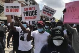 EndSARS Protesters Storm Force Headquarters
