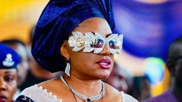 Mrs. Ebele Obiano in her famous Gucci Glasses said to worth N991,800 back in 2020 / Photo credit: orientaltimes
