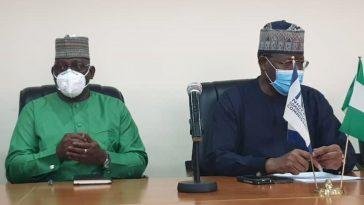 L-R: Executive Chairman, Muhammad Nami, Federal Inland Revenue Service and Executive Vice Chairman (EVC), Nigerian Communications Commission (NCC), Prof. Umar Danbatta during the interactive session / Photo credit: NCC