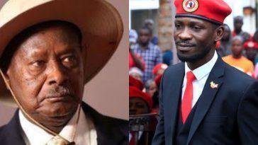 Yoweri Museveni and Bobi Wine.