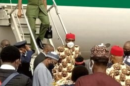 Buhari Arrives Owerri, Inaugurates Projects And Holds Meeting With S/East Stakeholders