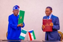 Tinubu, Mbasogo Sign Agreement On Gulf Of Guinea Gas Pipeline