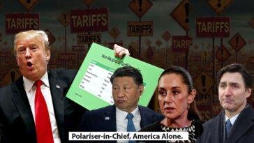 Polariser-in-Chief, America Alone.