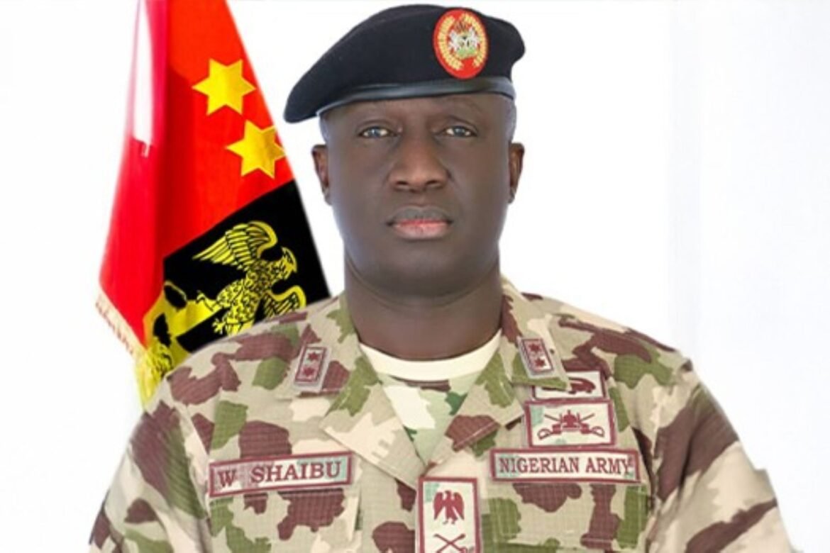 Chief of Army Staff, Maj,Gen. Waidi Shaibu.