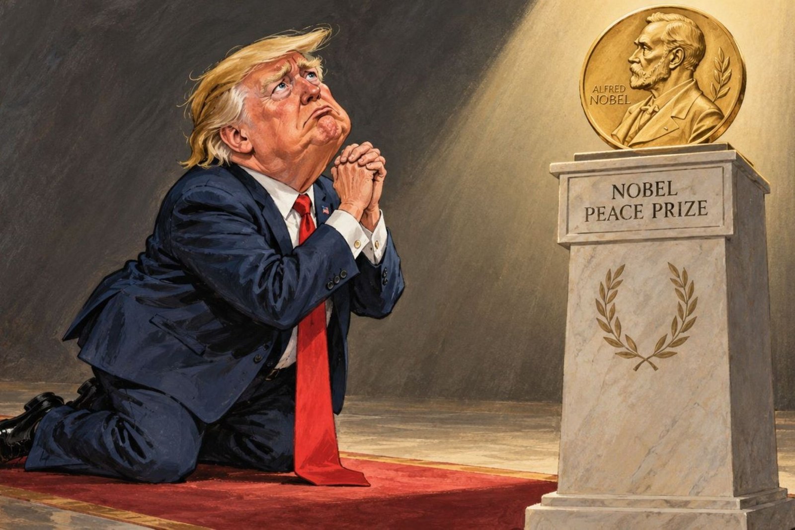 Will A Nobel Solve The World’s Trump Problem? The President Thinks So